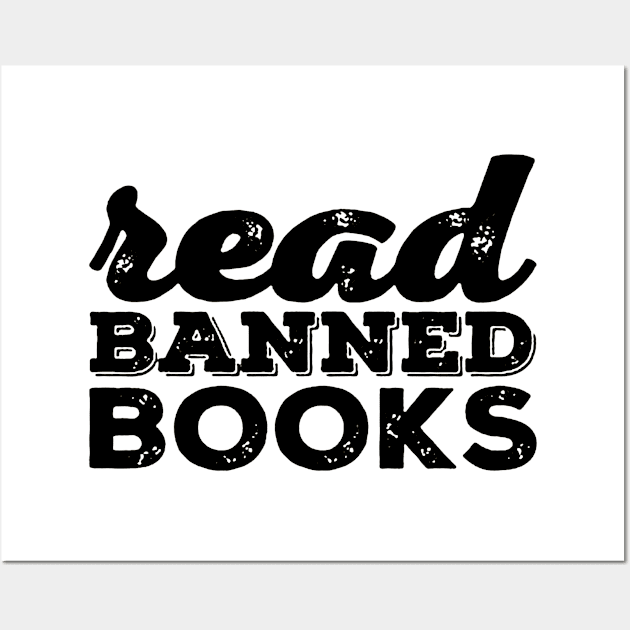 Read Banned Books Wall Art by ninazivkovicart